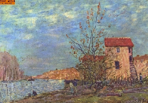 Der Loing bei Moret nach Sisley